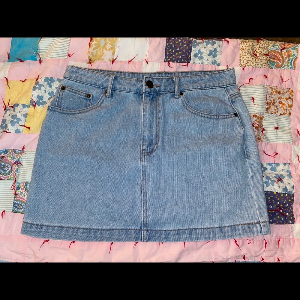 Short Denim Skirt